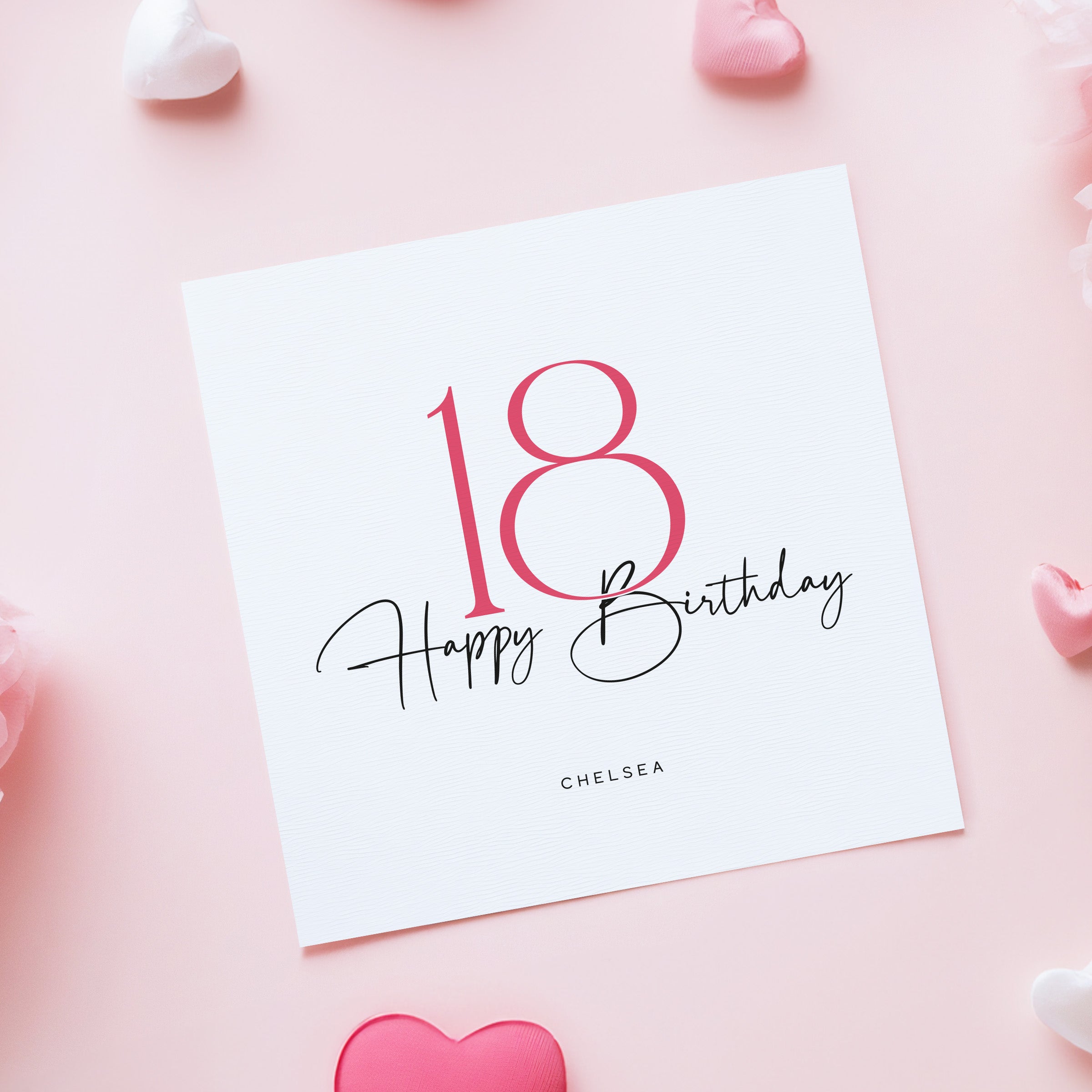 Personalised 18th Birthday Card for Her - Beth and Bee UK