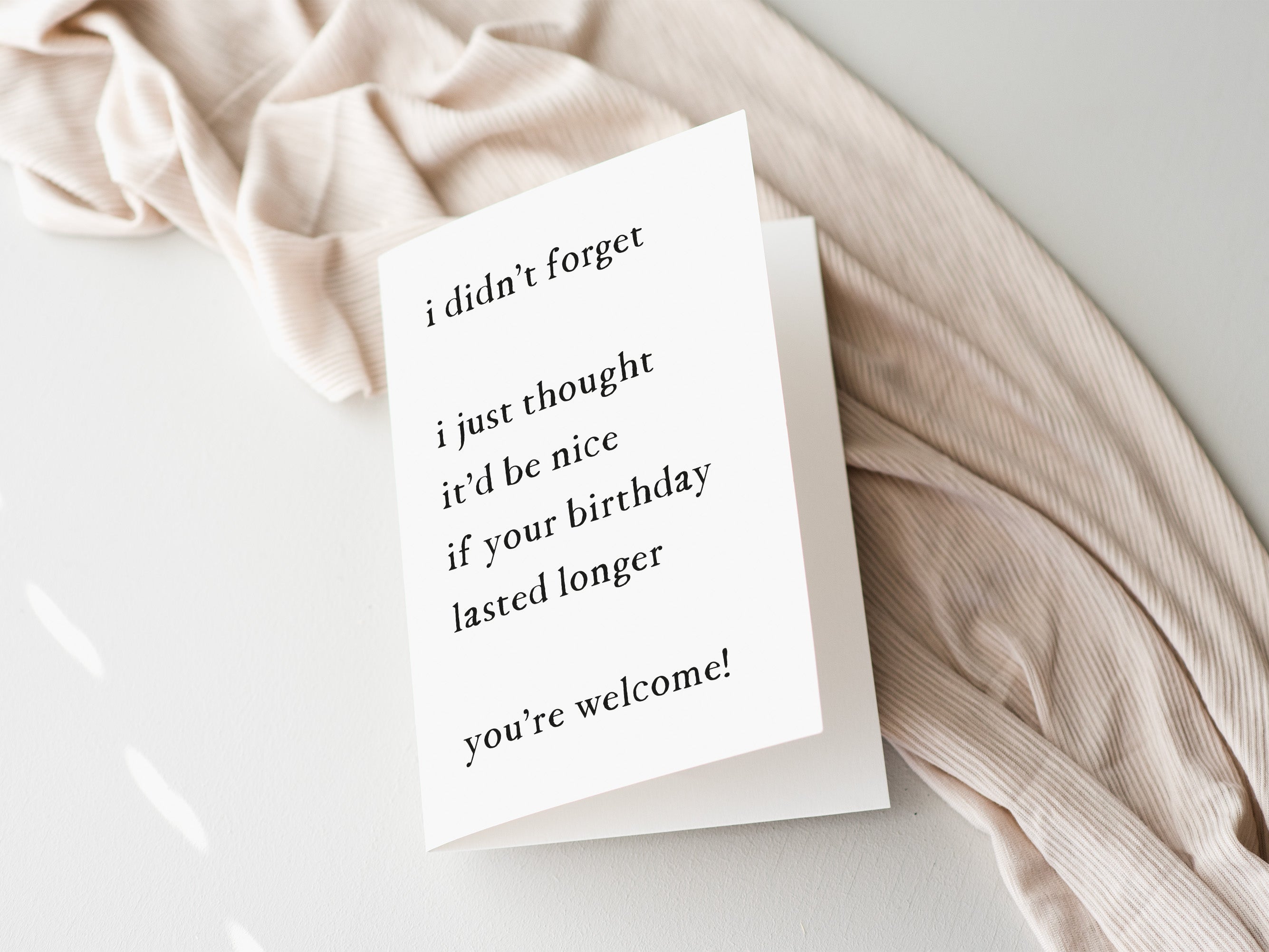 Funny Belated Birthday Cards - Beth and Bee UK