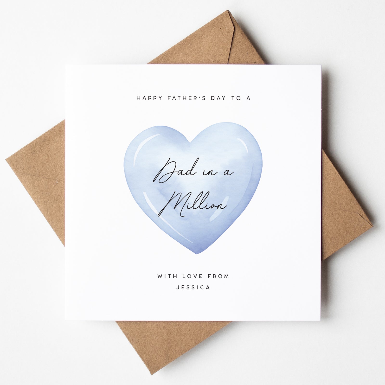Dad in a million fathers' day card