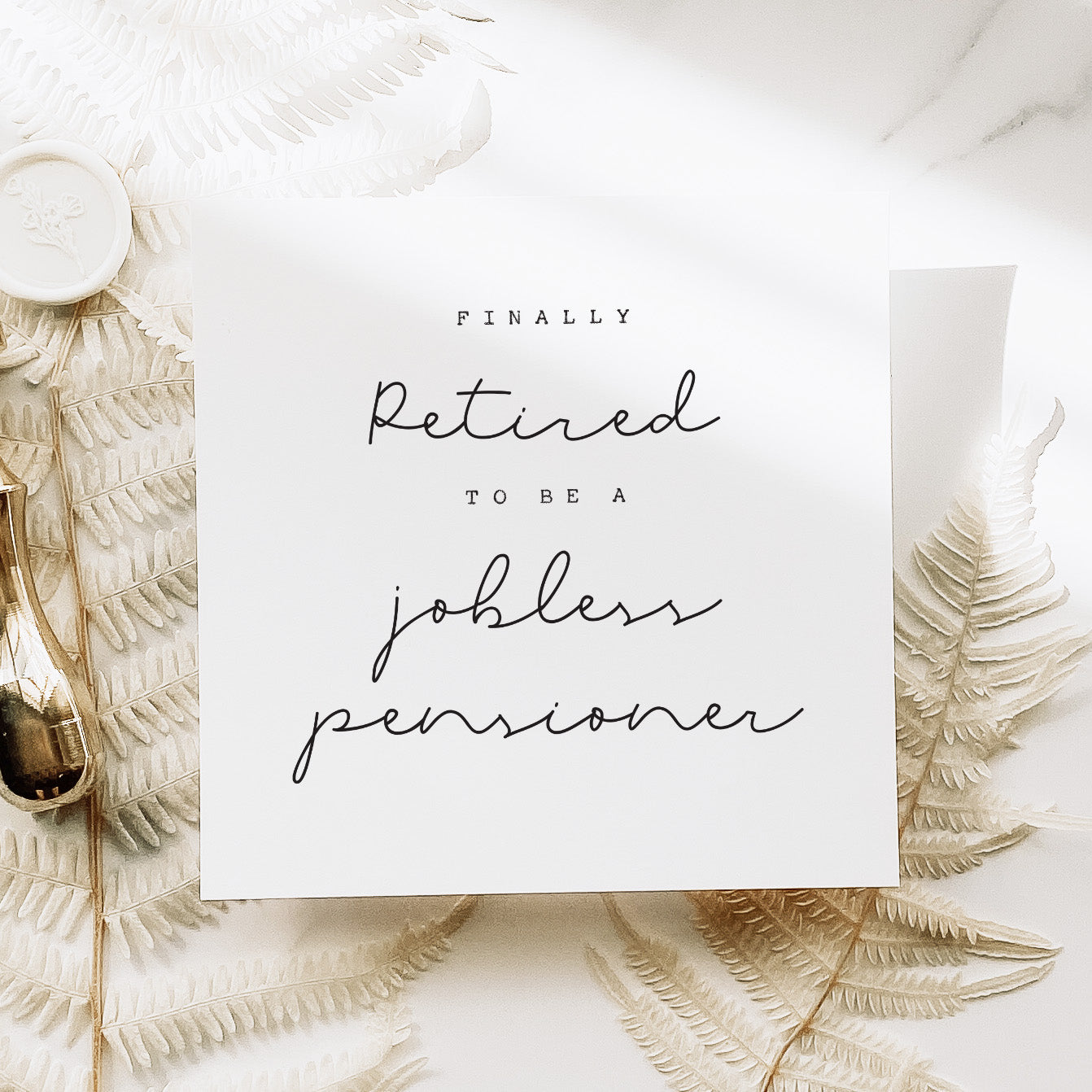 Funny Retirement Card - Beth and Bee UK