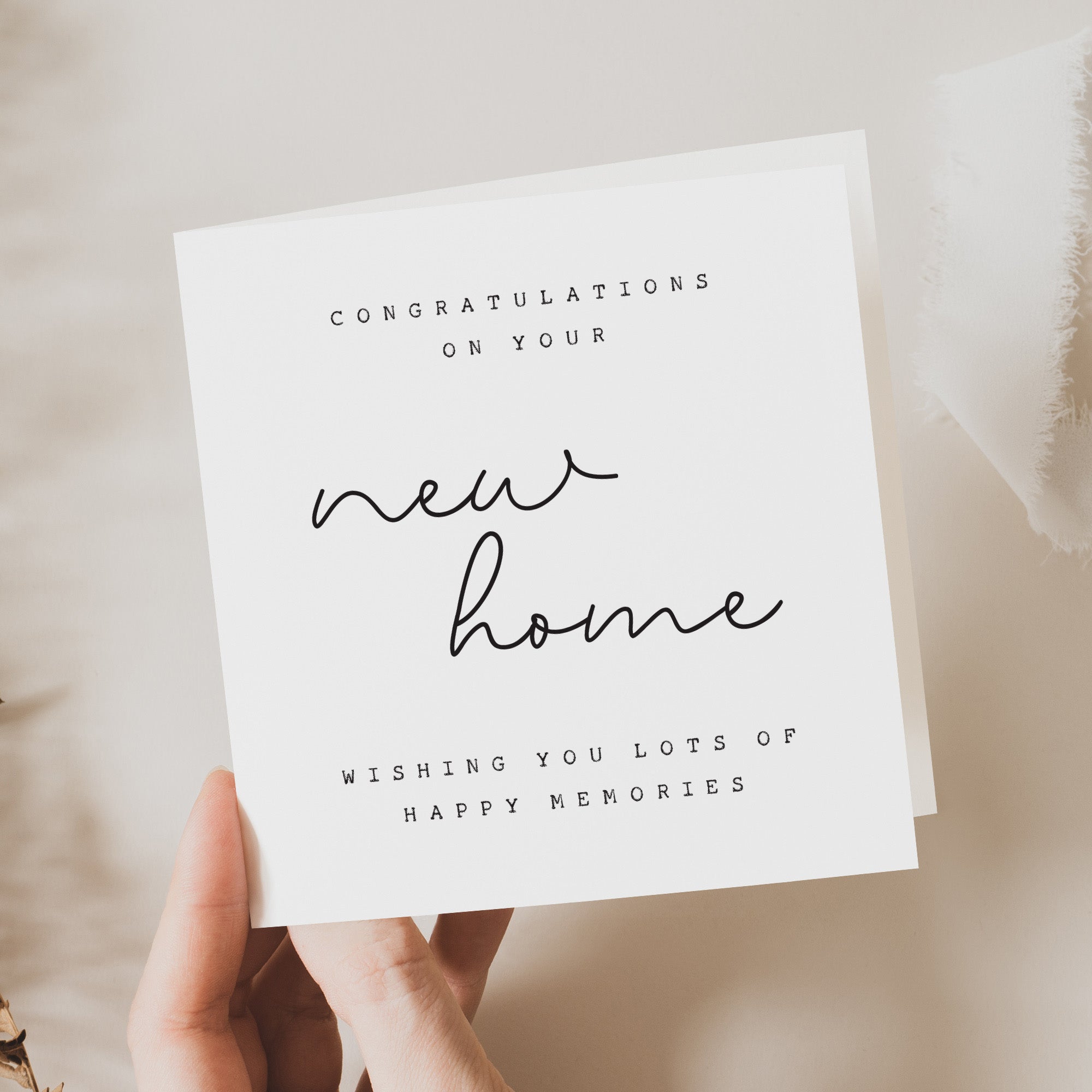 New Home Congratulations Card - Beth and Bee UK