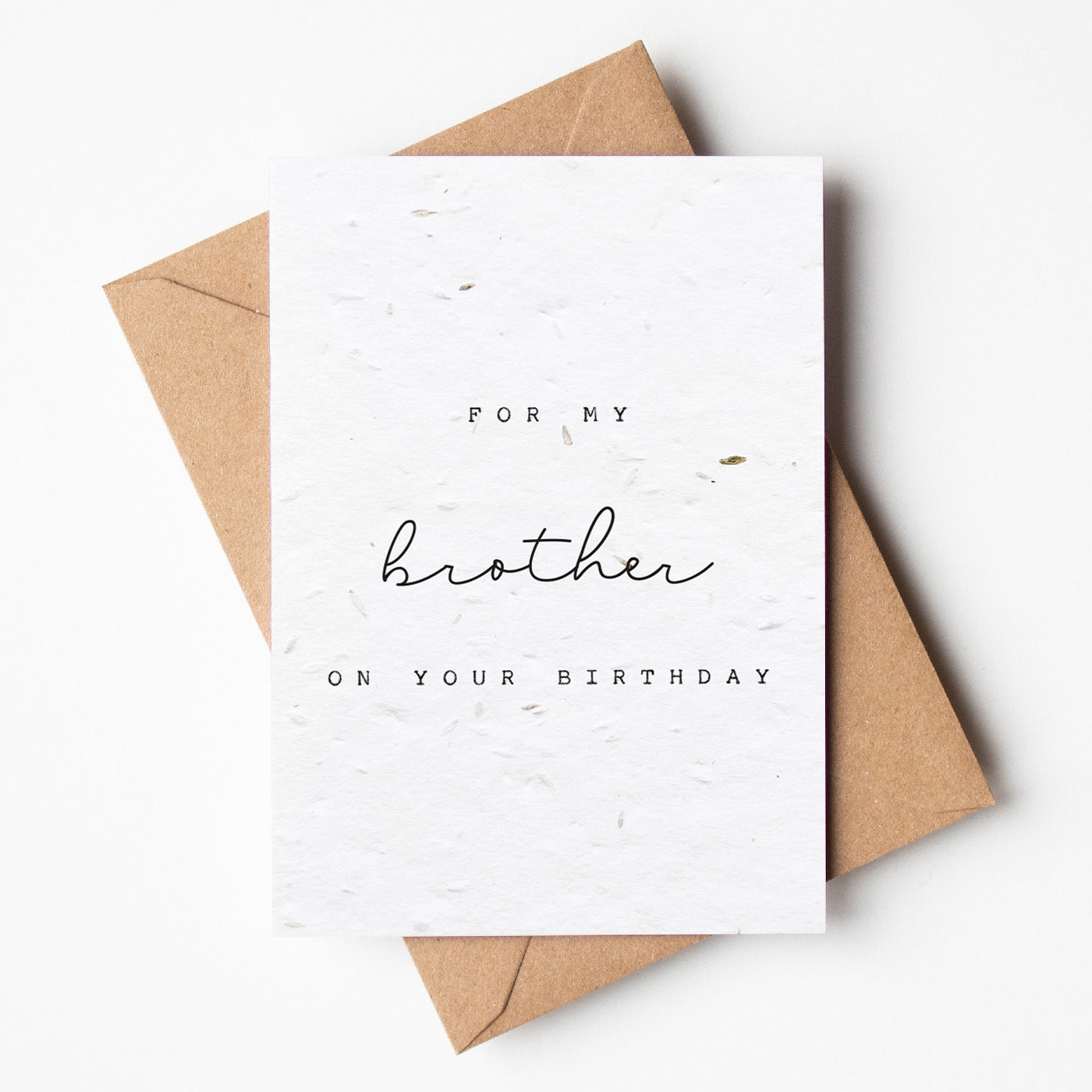 Plantable Seed Birthday Card for Brother - Beth and Bee UK