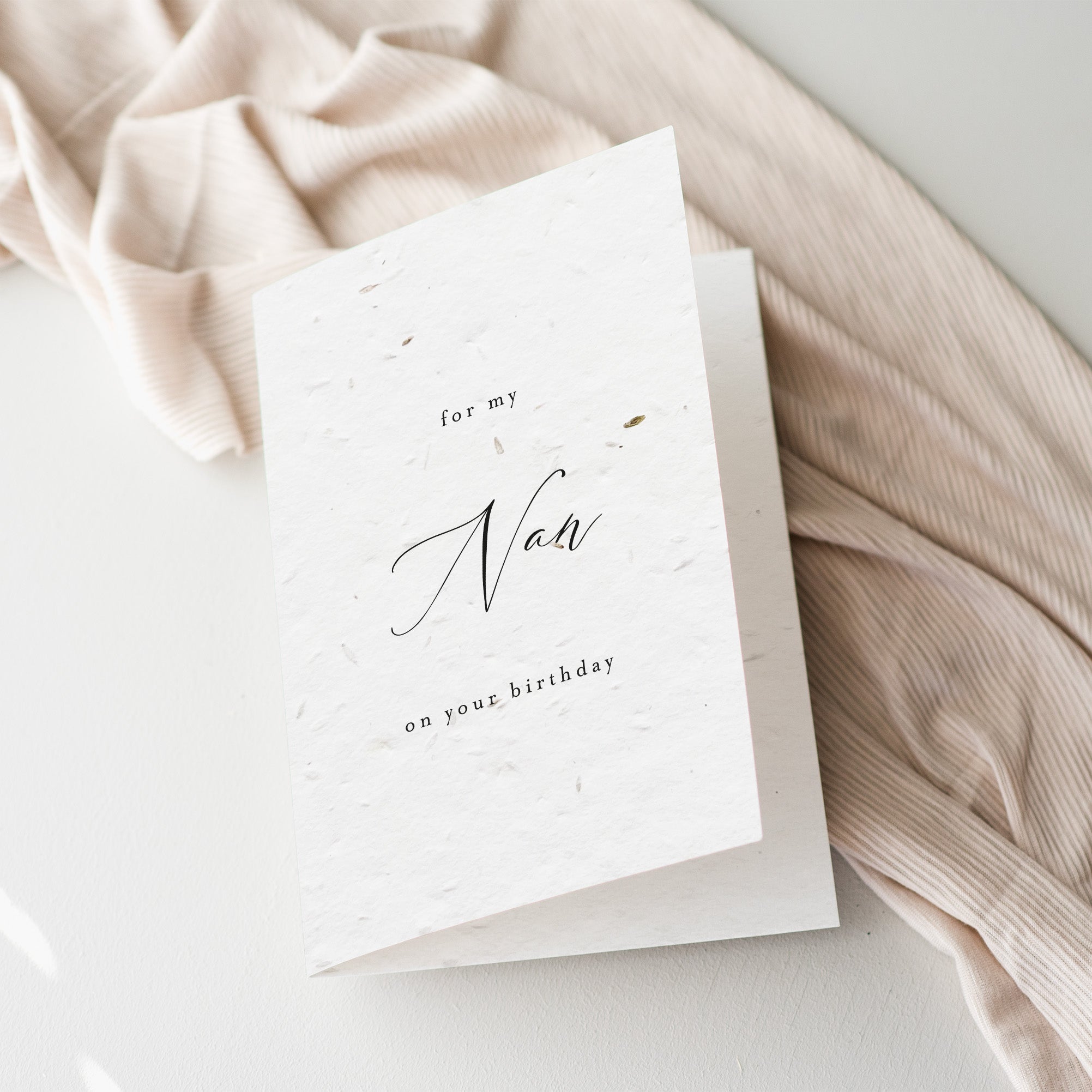 Plantable Wildflower Birthday Card for Nan - Beth and Bee UK