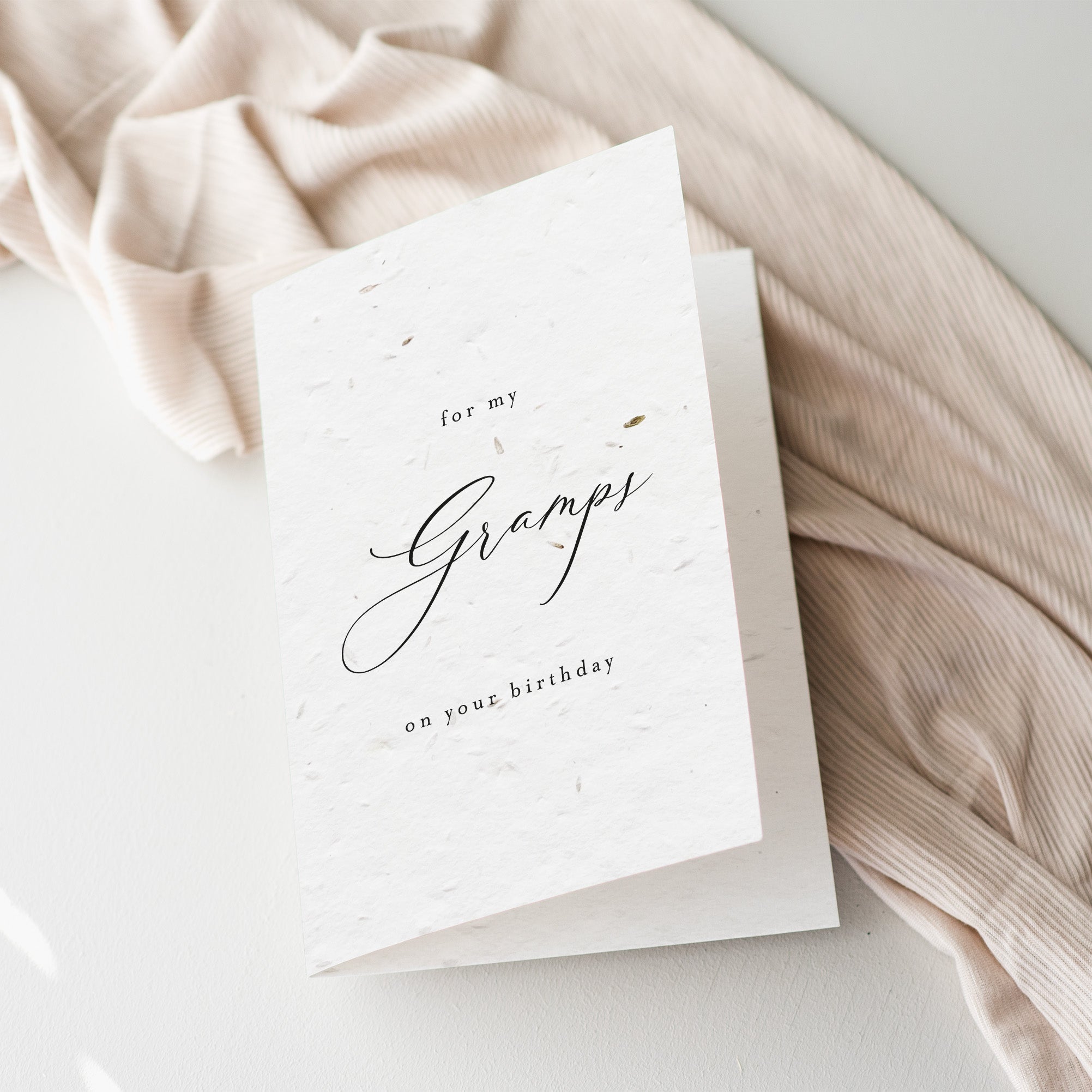 Plantable Wildflower Birthday Card for Grandad - Beth and Bee UK