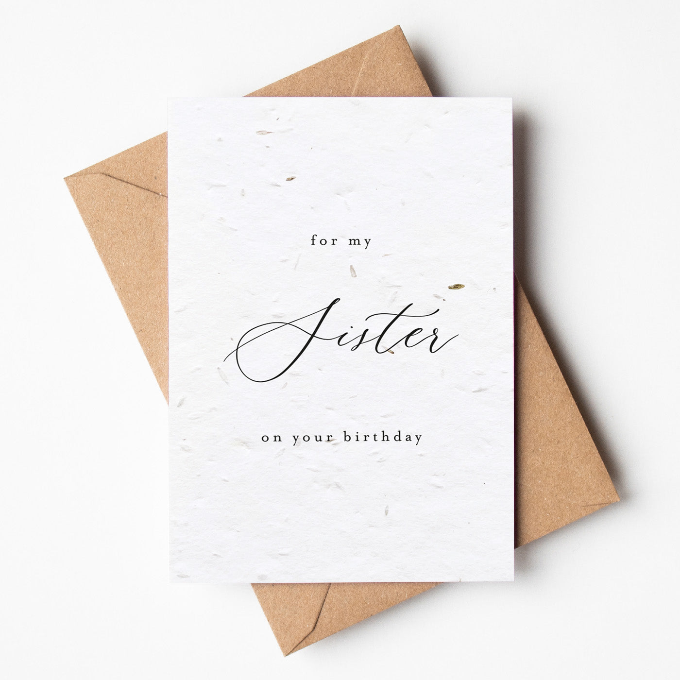 Plantable Wildflower Birthday Card for Sister - Beth and Bee UK