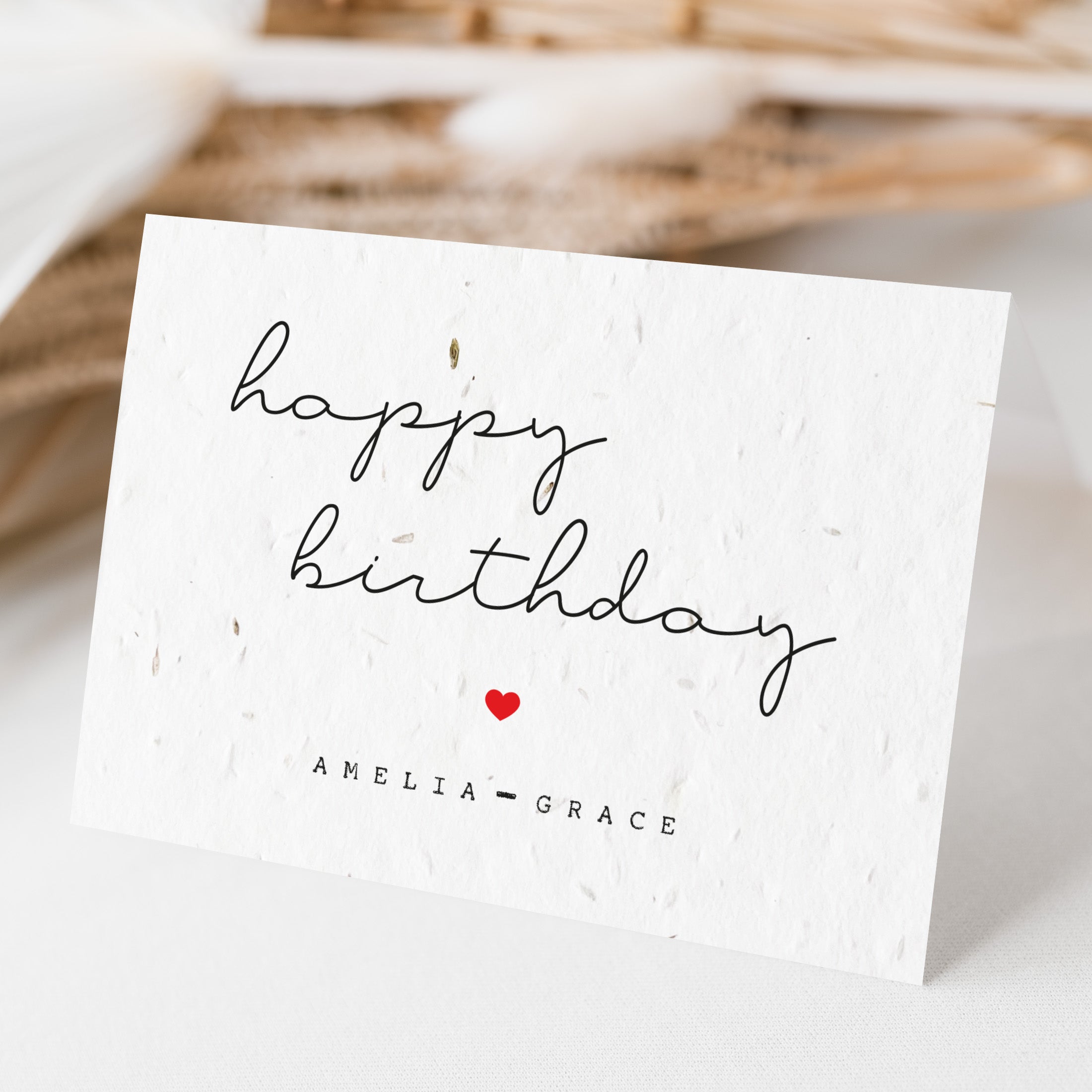 Personalised Plantable Birthday Card - Beth and Bee UK