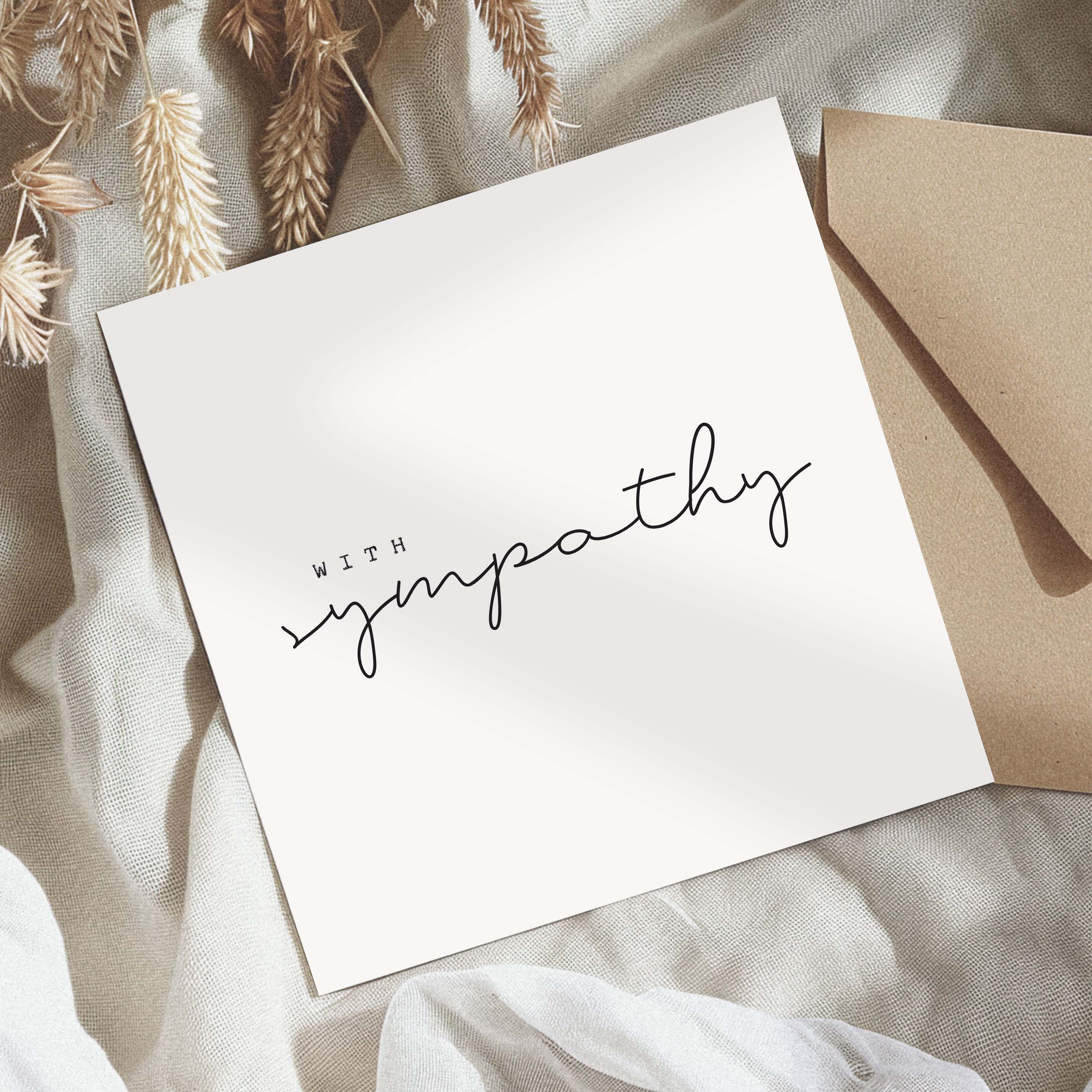 Sympathy Card - Beth and Bee UK