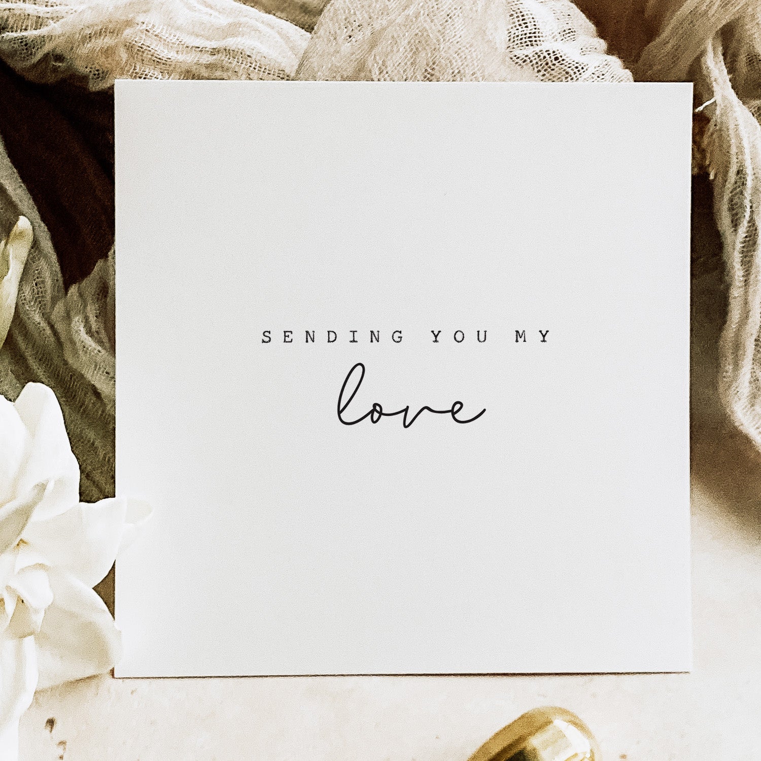 Sending You My Love Card - Beth and Bee UK