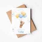 Cute Personalised New Baby Boy Card - Beth + Bee UK