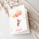 Cute Personalised New Baby Girl Card - Beth + Bee