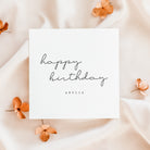 Simple and Modern Personalised Birthday Card