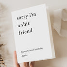 Personalised Belated Birthday Card for Friend - Beth and Bee UK