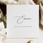 Elegant Personalised Will You Be My Bridesmaid Card - Beth + Bee, Greeting Cards UK