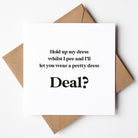 Funny Retro Styled Bridesmaid or Maid of Honour Proposal Card - Beth + Bee