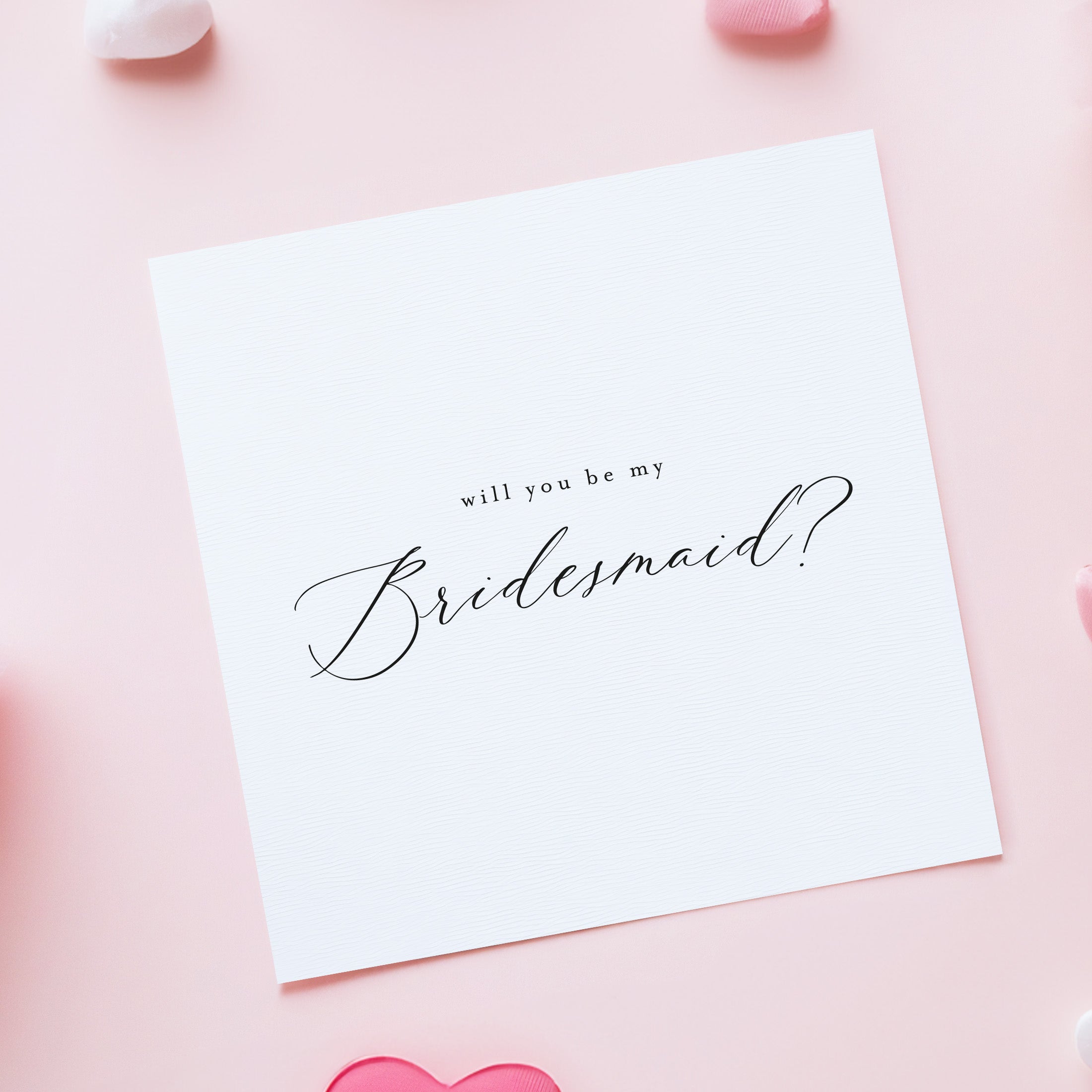 Elegant Will You Be My Bridesmaid Card - Beth + Bee, Worcestershire Greeting Cards