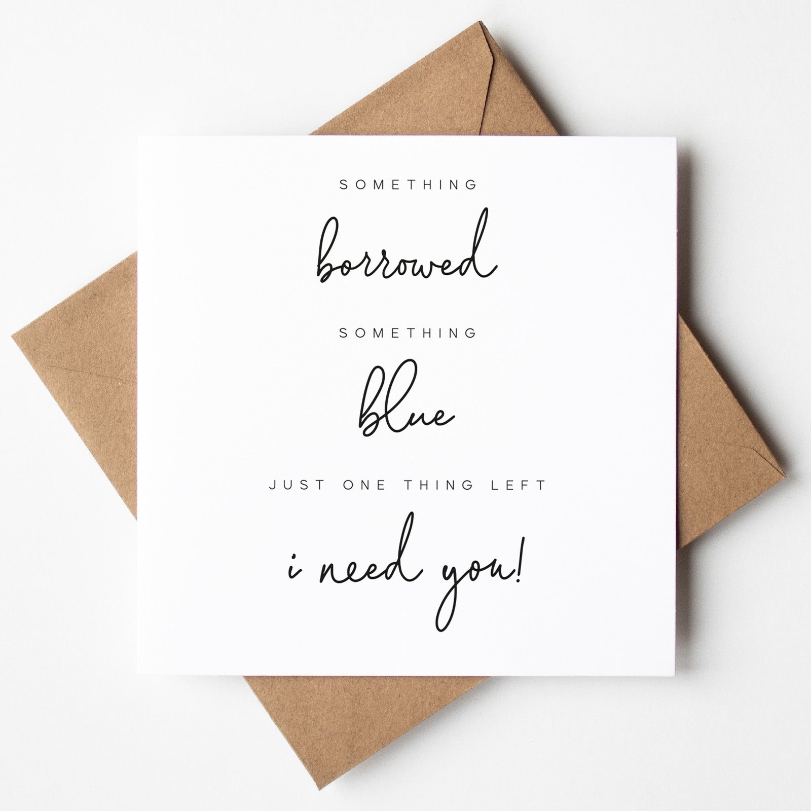 Cute and Modern Bridesmaid or Maid of Honour Proposal Card - Beth + Bee, Worcestershire UK