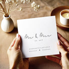 Personalised Engagement Card for Couple - Beth and Bee