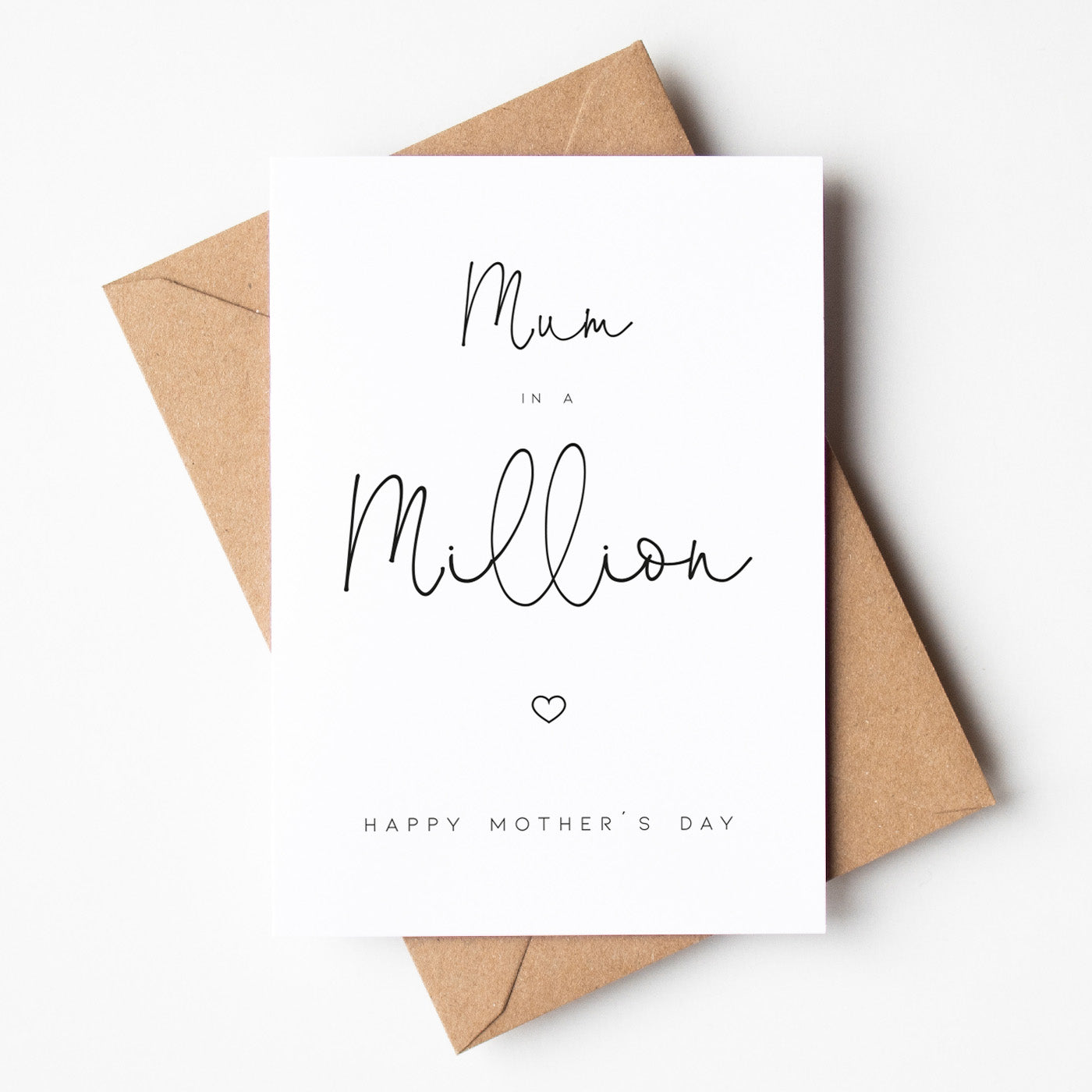 Mum in a Million Mother's Day Card - Beth + Bee UK, Worcestershire