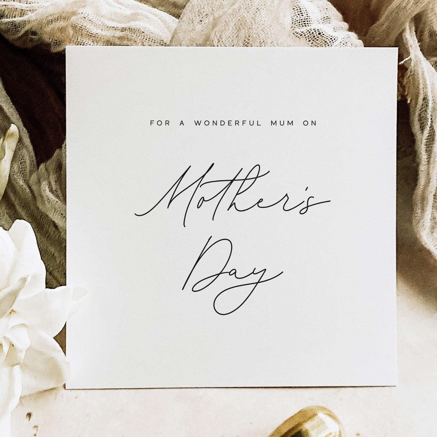 Stylish and Modern Mother's Day Card - Beth + Bee, Worcestershire UK