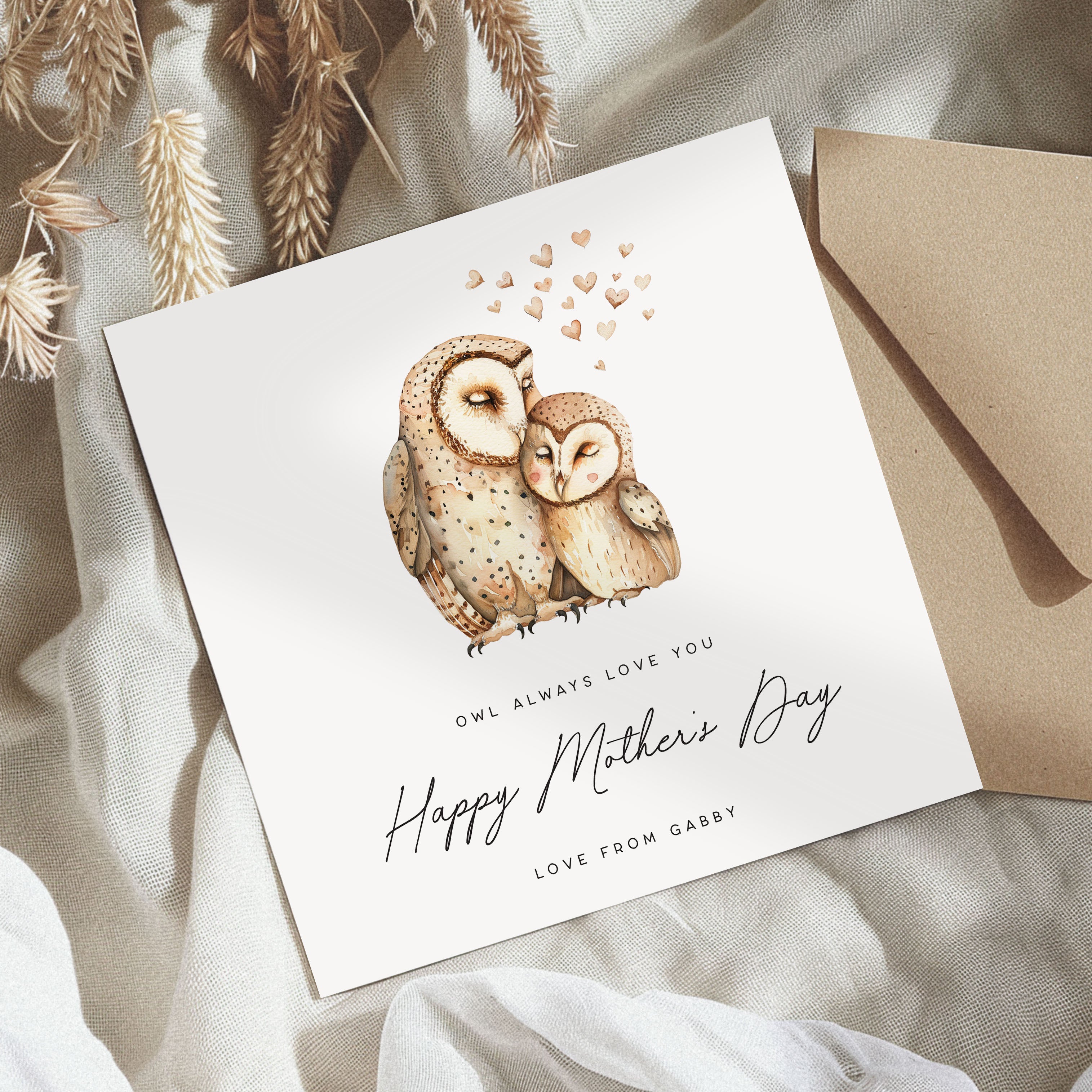 Personalised Mother's Day Card for Mum - Beth + Bee UK