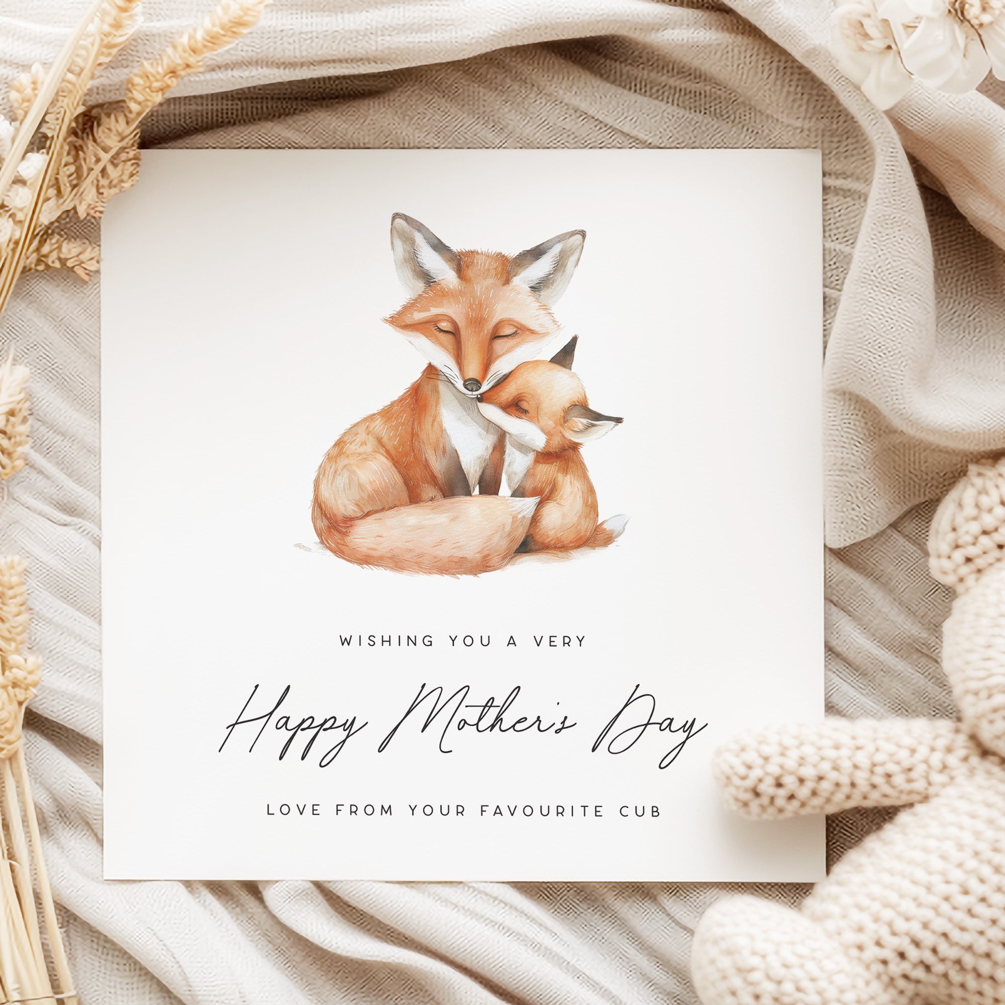 Personalised Cute Mother's Day Card for Mum - Beth + Bee UK