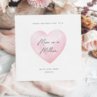 Cute Mum in a Million Personalised Mother's Day Card - Beth + Bee UK