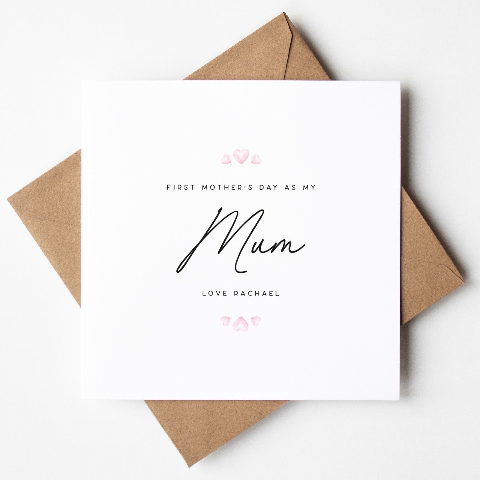 Personalised 1st Mother's Day Card for Mum - Beth + Bee UK