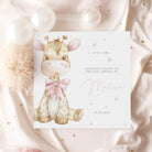 Personalised Cute New Baby Girl Congrats Card - Beth + Bee UK