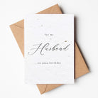 Plantable Wildflower Birthday Card for Husband - Beth and Bee UK