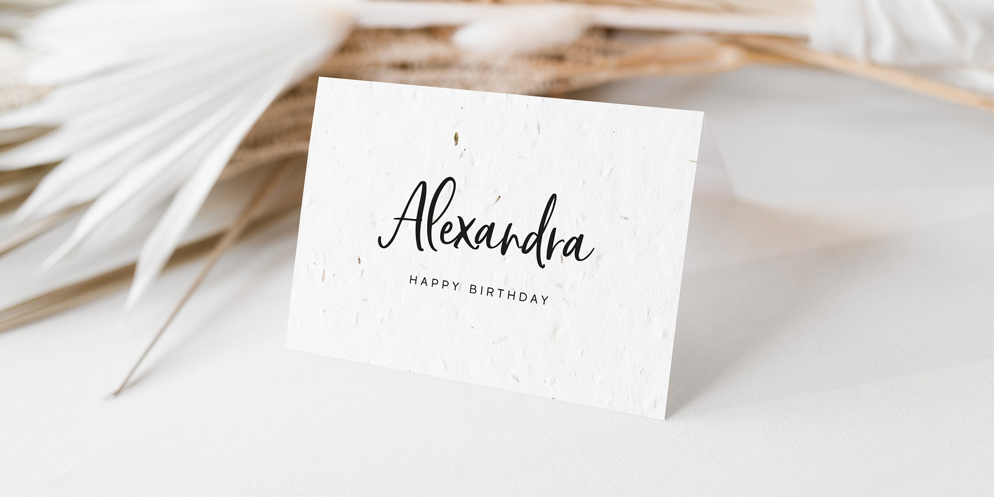 Personalised Birthday Card made from Seed Paper - Beth and Bee