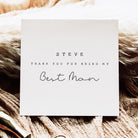 Thank You For Being My Best Man Card - Beth and Bee UK