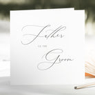 Elegant Father of the Groom Wedding Day Card - Beth + Bee, Worcestershire