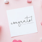 Modern Congratulations on your Engagement Card - Beth + Bee, Worcestershire